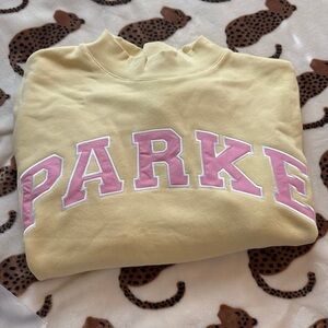 LIMITED EDITION Parke Summerland Peel/Conch Mockneck Sweatshirt BNWT L/XL